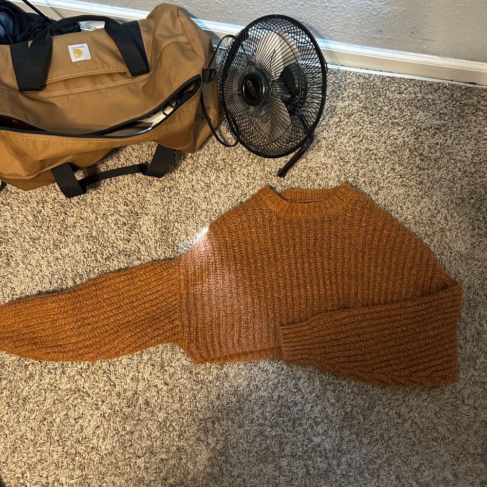 Cozy Brown Knit Sweater